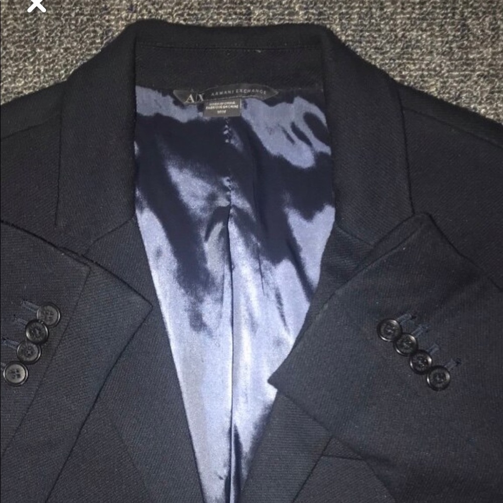 Like new navy blue Armani blazer.